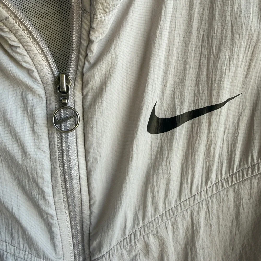 Nike Sportswear‎ Windrunner Jacket Gray Black Pink Full Zip Large Retro